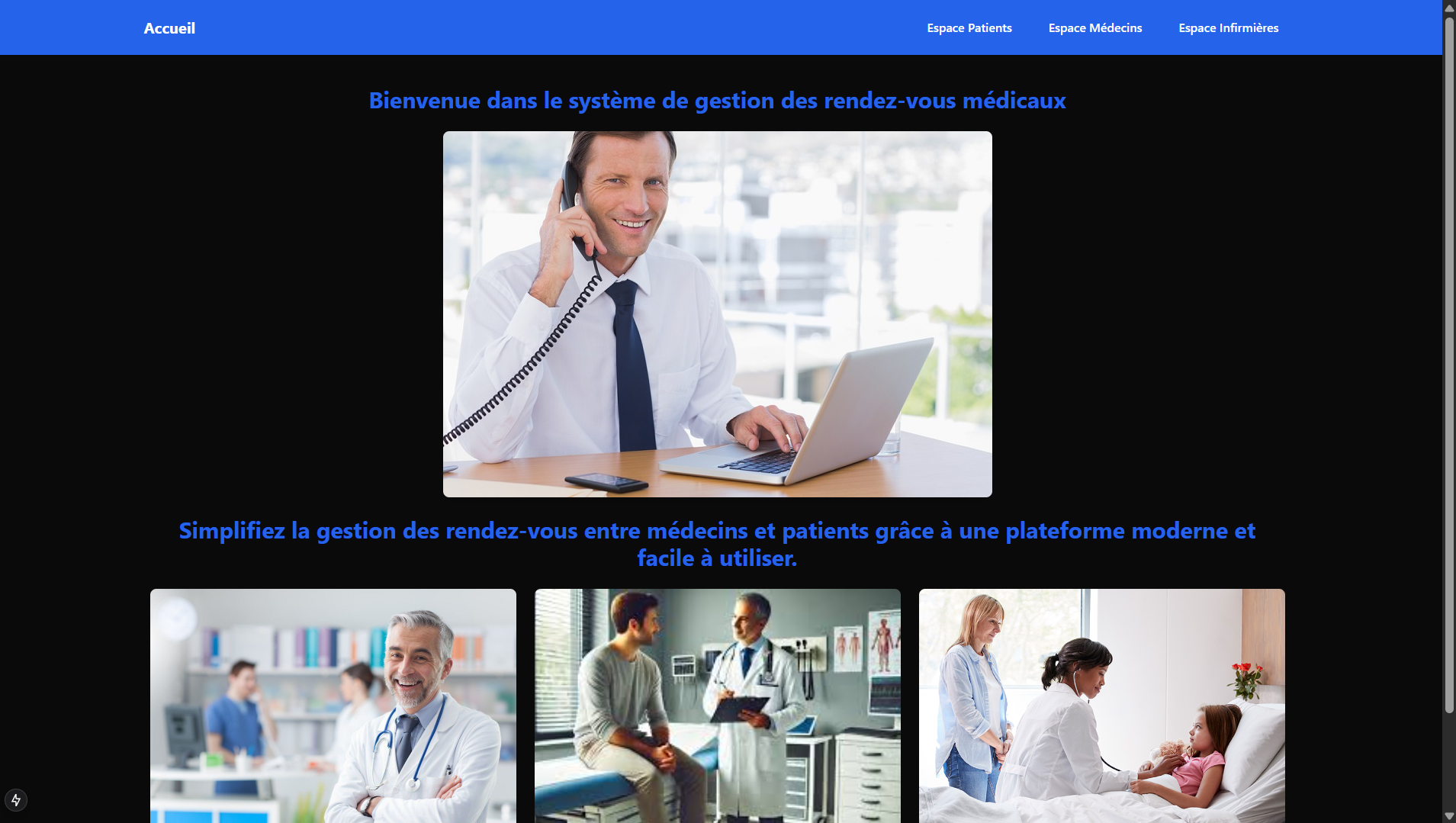 Gestion rendez-vous médicaux